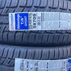 225/45/18 Bfgoodrich Advantage TA Sport
