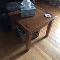 Oak End Table