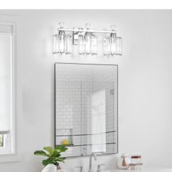 LCYBCCE Crystal Bathroom Vanity Light 