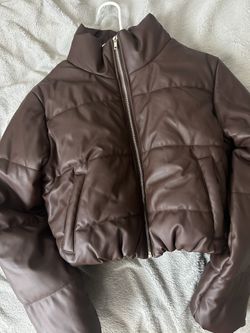 Brown Puffer Coat 