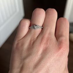 Zales Heart Shaped Ring 