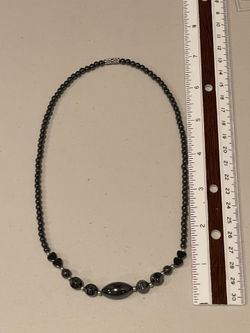Hematite necklace