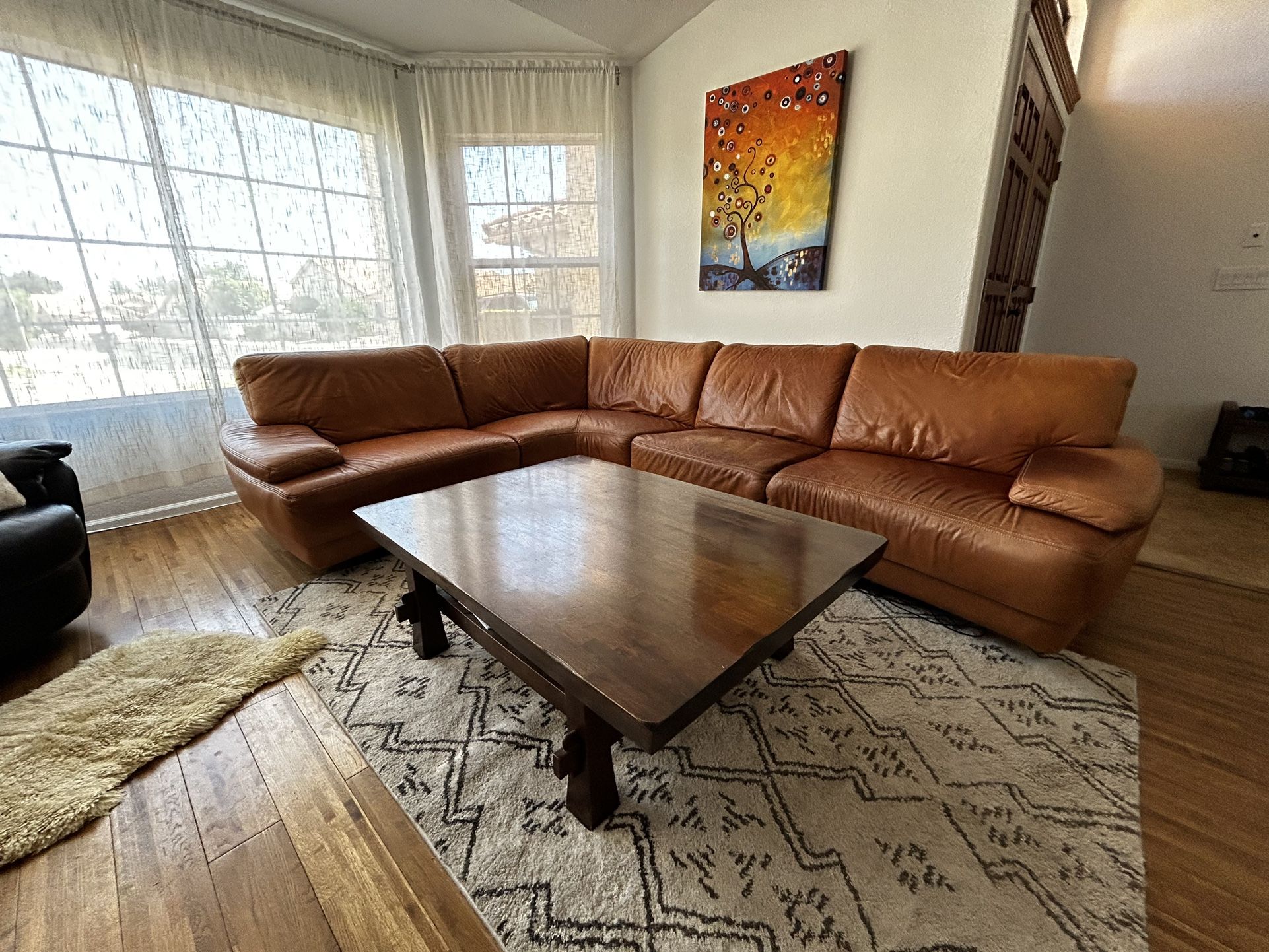 Copenhagen Leather Couch 