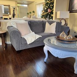 Blue Sofa/ Couch -pre-owned 