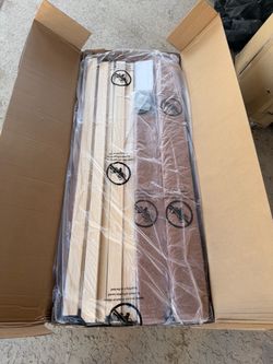 Full bed frame brown Upholstered Platform Bed Frame With Headboard Heavy Duty Bed Frame No Box Spring Needed.brand new in box, Underbed Storage price 