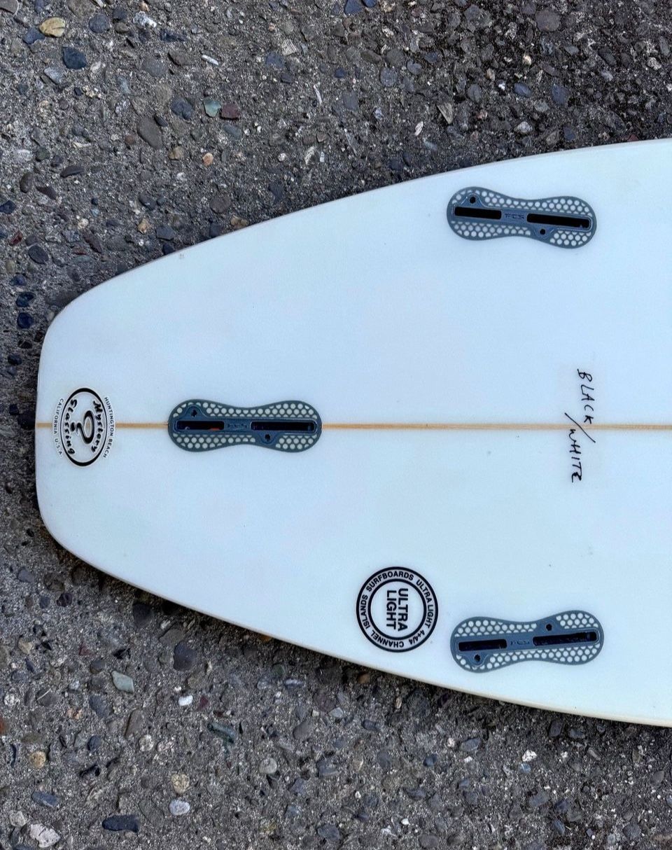 Channel Islands Black and White Surfboard