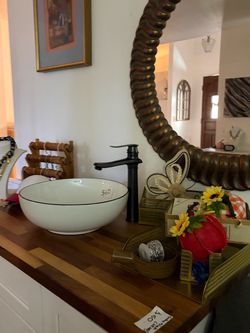New bathroom sink bowl