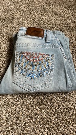 Light blue jeans boot cut
