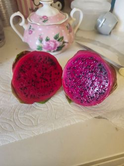 Pink dragon fruit (pitaya) plants and cuttings