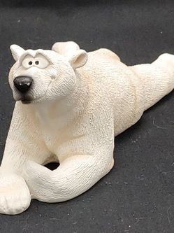 Vintage Polar Bear Figurine