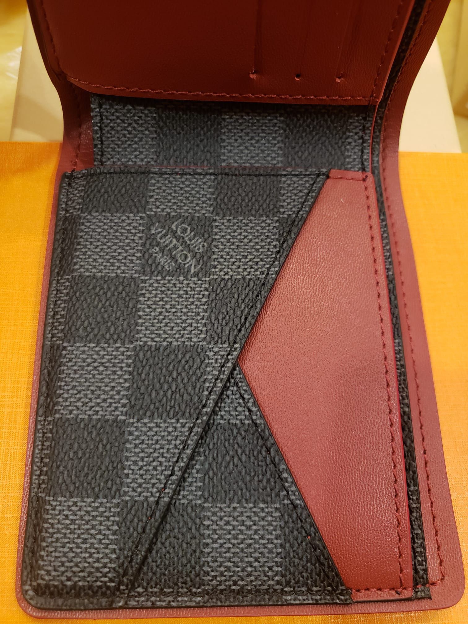 red and black louis vuitton wallet