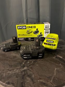 Ryobi battery set read description
