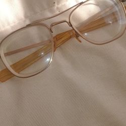 American Optical AO 5 1/2 Gold 1/10 12K GF Vintage Aviator glasses