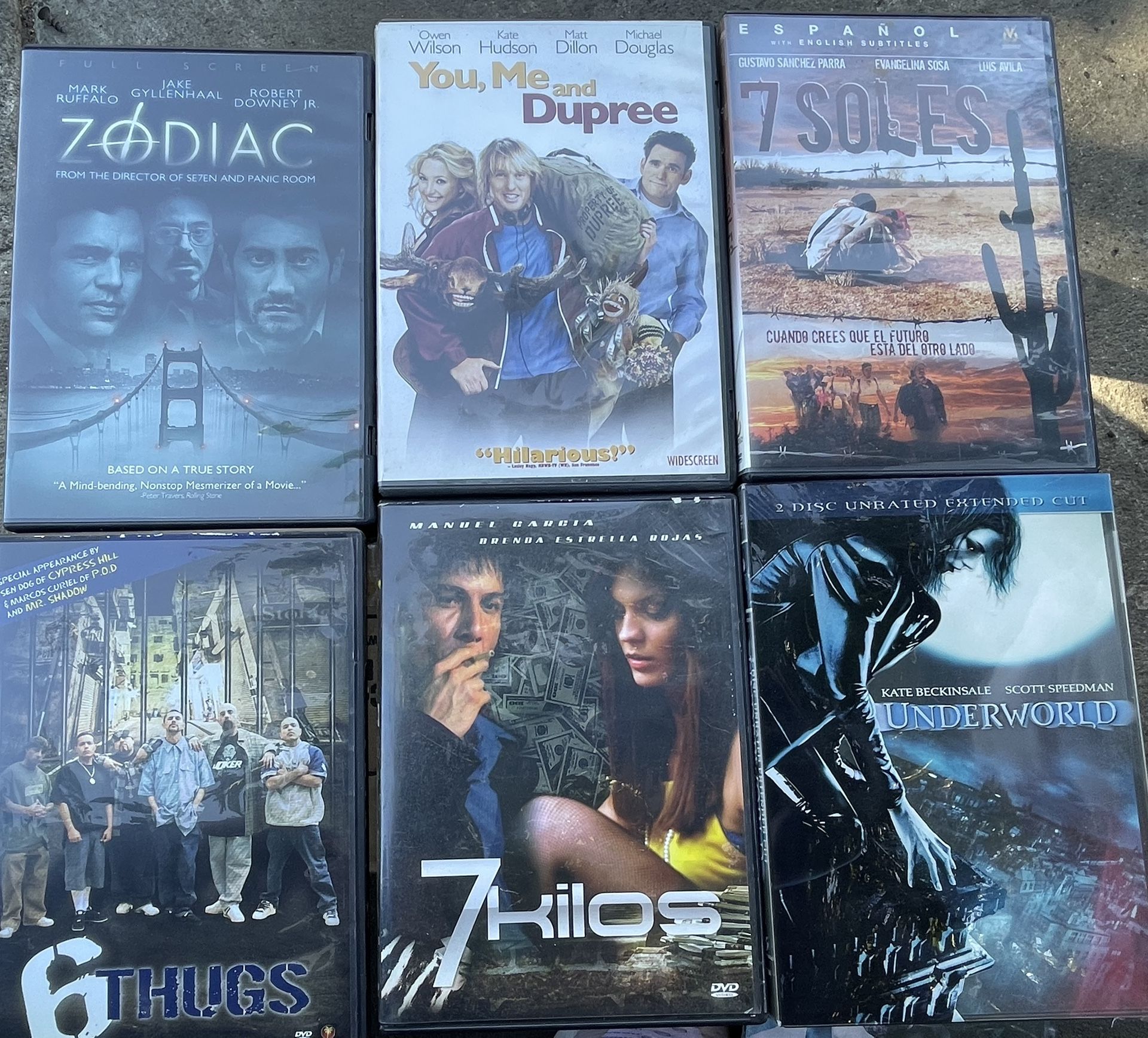 DVD Movies $1 (used)