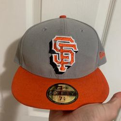 San Francisco Giants 59FIFTY NewEra Fitted Hat- Grey And Orange