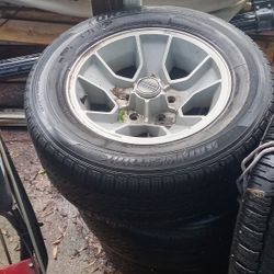 4 Matching 225/60/R16 Monte Carlo Style Rims And Tires 