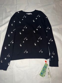 Off-White Allover Logo Crewneck Sweatshirt