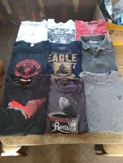 Pre Worn Washed Brand Name Men's T-shirts Size S-M