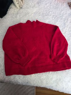 Sweater Turtle Neck Red ❤️
