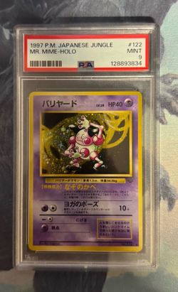 Mr. Mime No.122 PSA 9 Japanese Jungle 1997