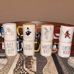 Rae Dunn Licensed Mugs, 8 Pics, READ Description
