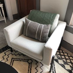 Modern Gray Accent Chair