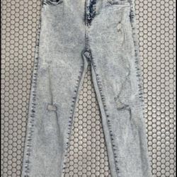 Kendall & Kylie Acid Wash Jeans 