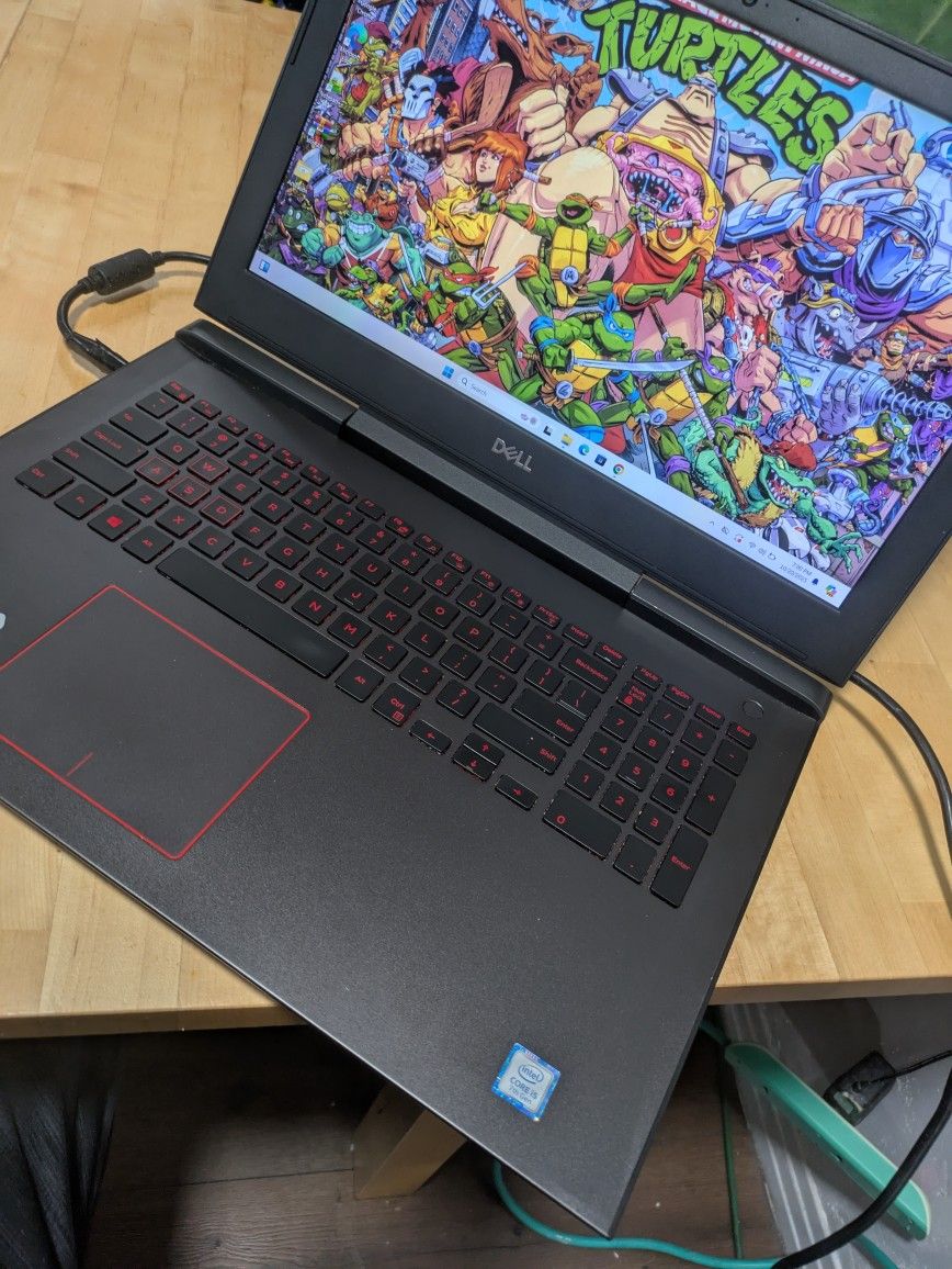 DELL LIKE NEW GAMING LAPTOP COMPUTER LAPTOP FAST 12GB RAM 120GB NVIDIA 1060 WINDOWS 11 OFFICE SUITE