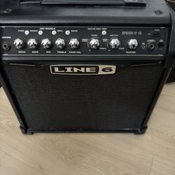 Ibanez 7-string RG Series With Line 6 Amp