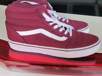 Burgundy High Top Van's Size 9 In Woman's