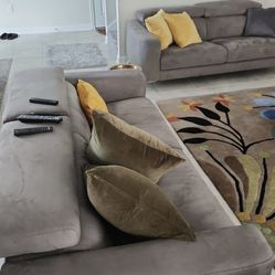 2  Gray Couches 