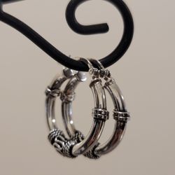 .925 Sterling Silver Earrings 