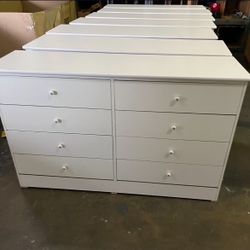 new 8 Drawer Dresser white