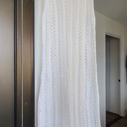 White Crochet Beach Cover Up Dress