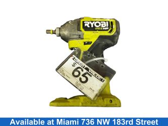 Ryobi Pblid02 Yellow Cordless Impact Drill