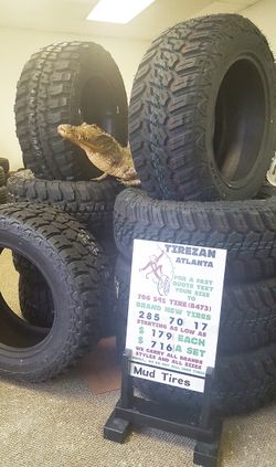 LT 285 70 17 MT BRAND NEW TIRE TIRES $179 EACH $716 SET
