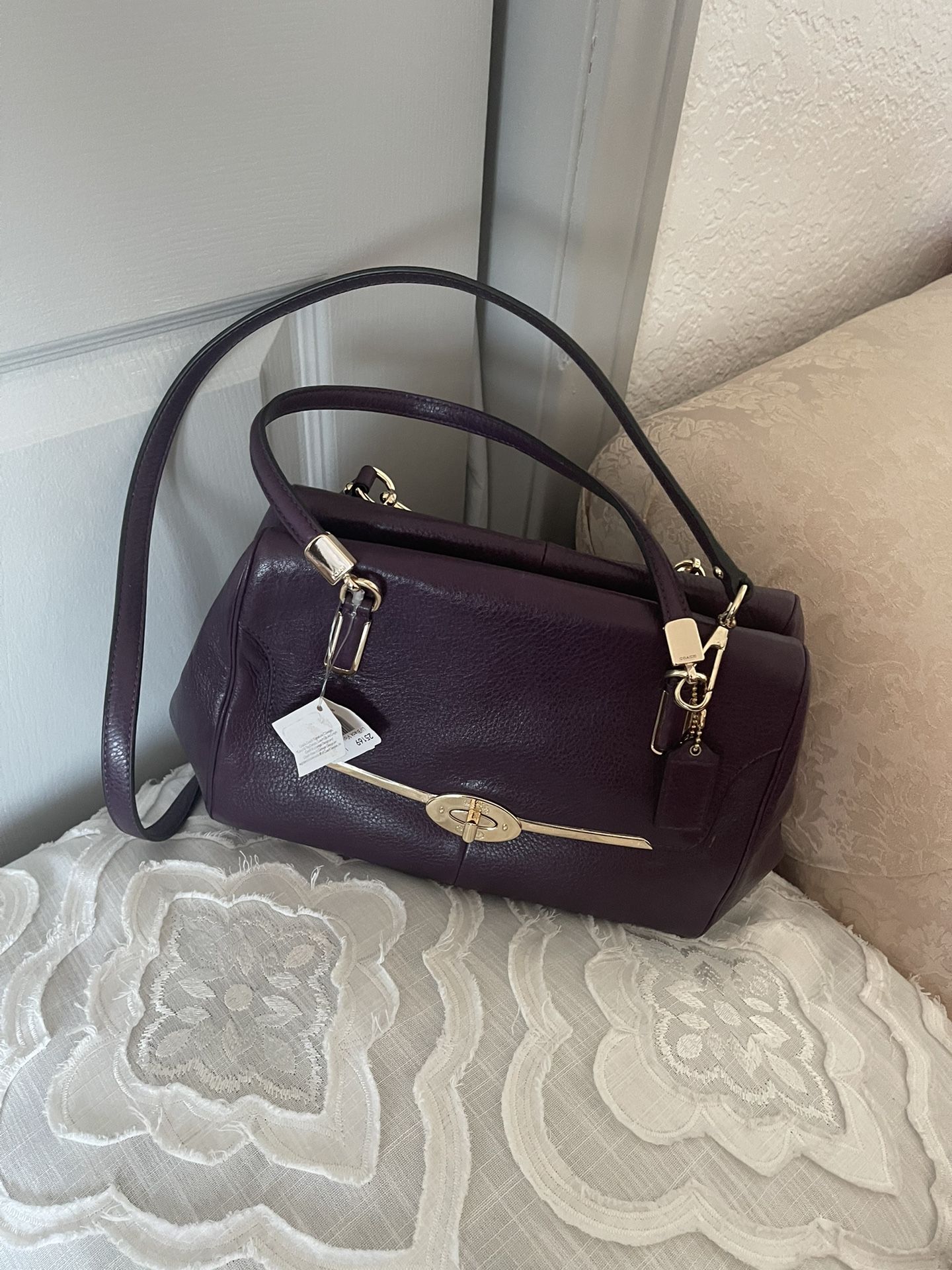 Coach Dark Purple Purse