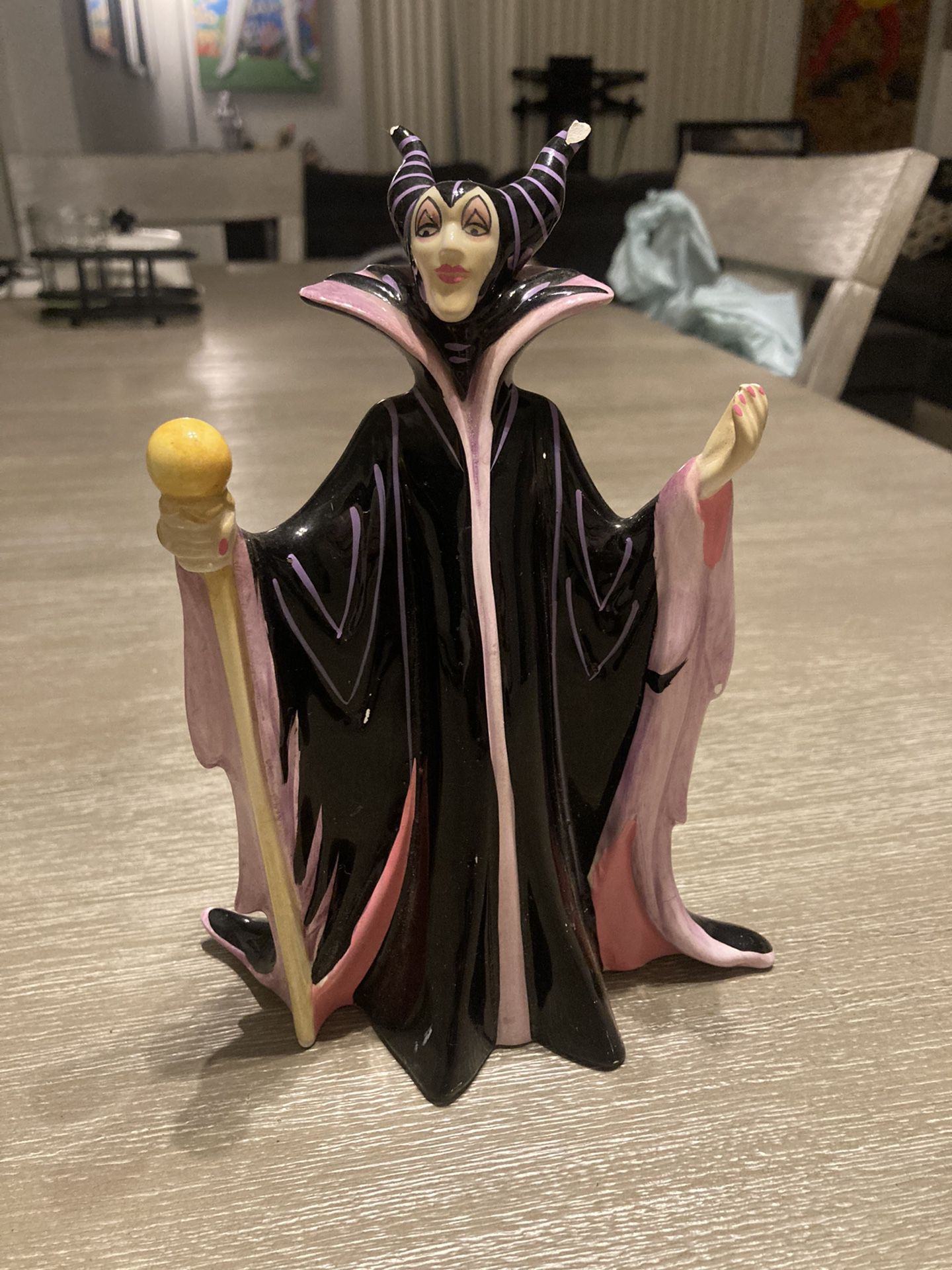 Disney Store Sleeping Beauty 6" MALEFICENT Villain Porcelain Figurine