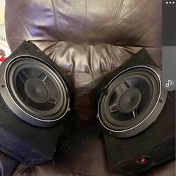 2 Rockford Fosgate P3 Shallow 12s
