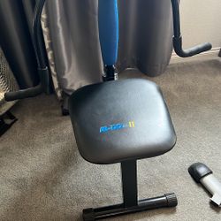 AB Doer II fitness system, an abdominal and total-body workout machinek