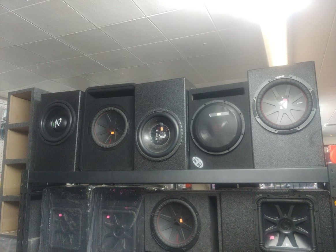 Single 12" Speaker Blowout - $150 Ported Box