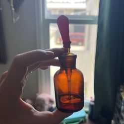 Antique Amber Bottle 