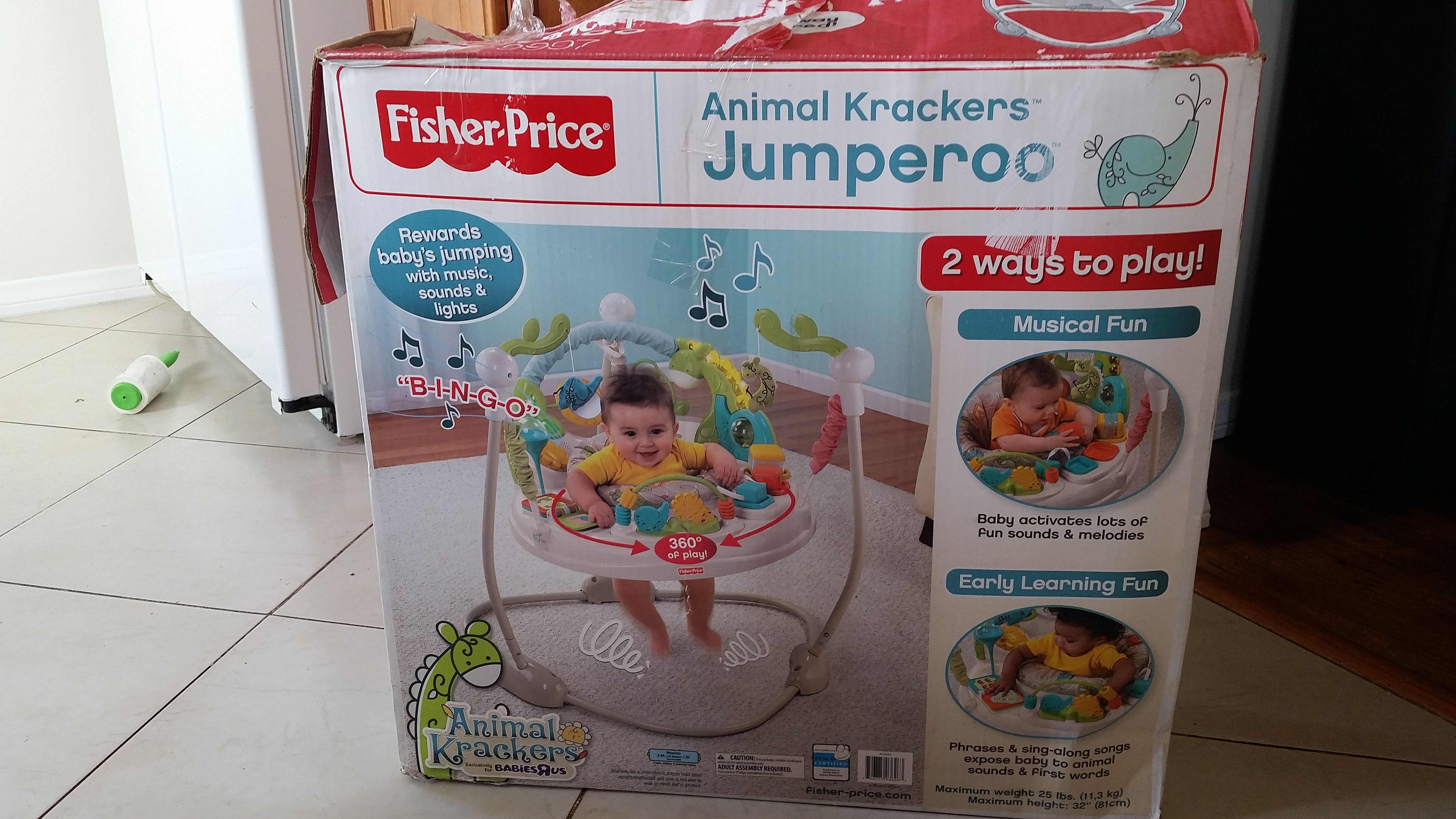 FISHER PRICE ANIMAL KRACKERS JUMPEROO