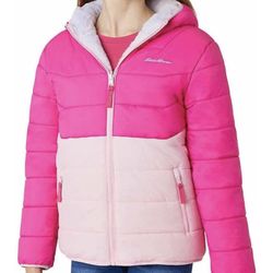 Eddie Bauer Kids Reversible Plush Hoodie Jacket
