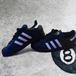 Adidas Superstars Black and White Color way
