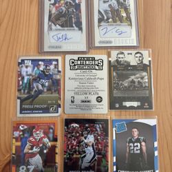 Football Cards, Autos, Short Numbered, 1/1