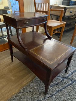 Antique end table