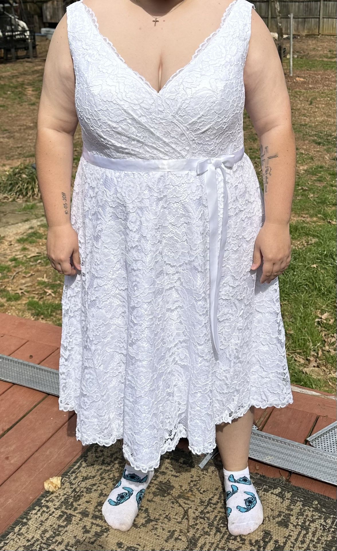 JJ’s House Wedding Dress Size 24