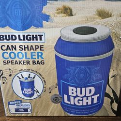 Bud Light Can Shape Cooler Speaker