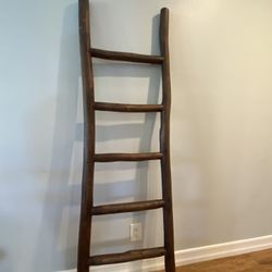 Decorative Boho Blanket Ladder